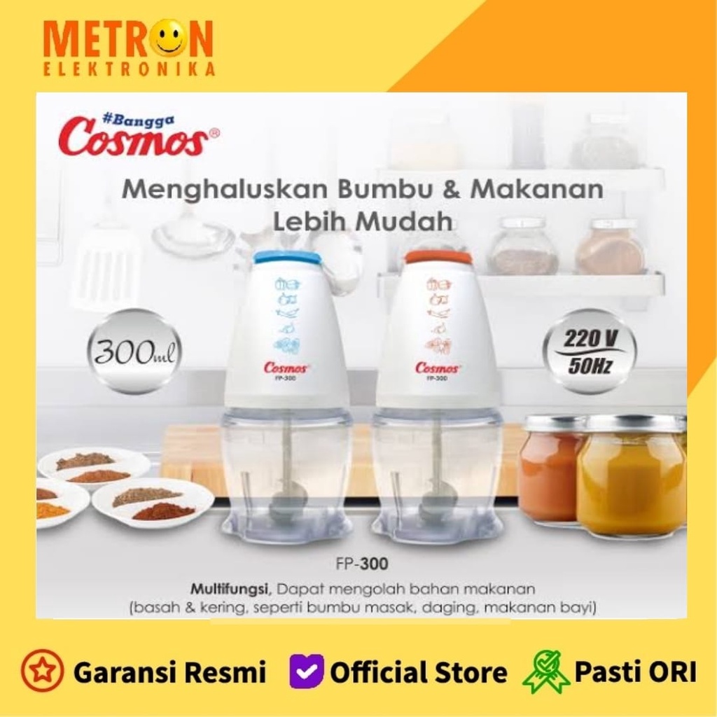 COSMOS FP 300 / DRY &amp; WET FOOD PROCESSOR 300 ML / FP300