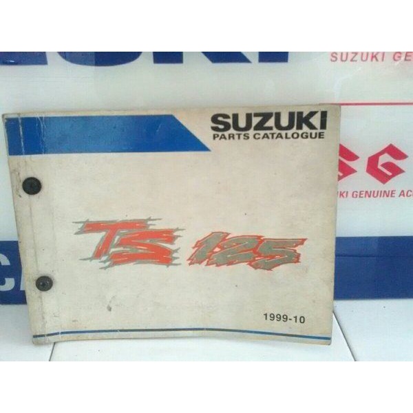 buku manual part katalog Suzuki TS 125 TS125 ERN 1999 copy original