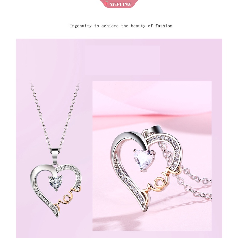 Kalung Berbentuk Hati Yang Dipersonalisasi Dengan 1 birthstone custom Grafir Nama Liontin Hadiah Hari Ibu Perhiasan [ZXL]