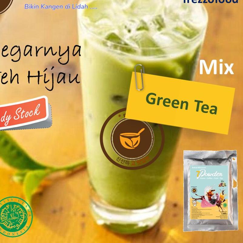 

GRATIS ONGKIR✅BUBUK MINUMAN GREEN TEA MATCHA MIX 1Kg - SERBUK MINUMAN RASA GREEN TEA - GREEN TEA BOBA POWDER DRINK|KD4