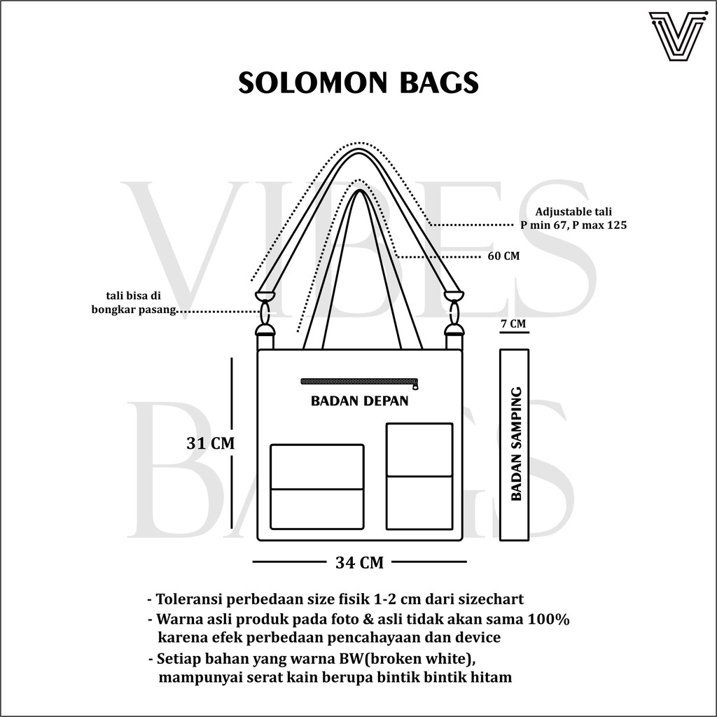 Solomon Bags Selempang dan bahu