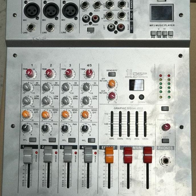 Power Mixer Audio 4 Channel - Professional Mixer