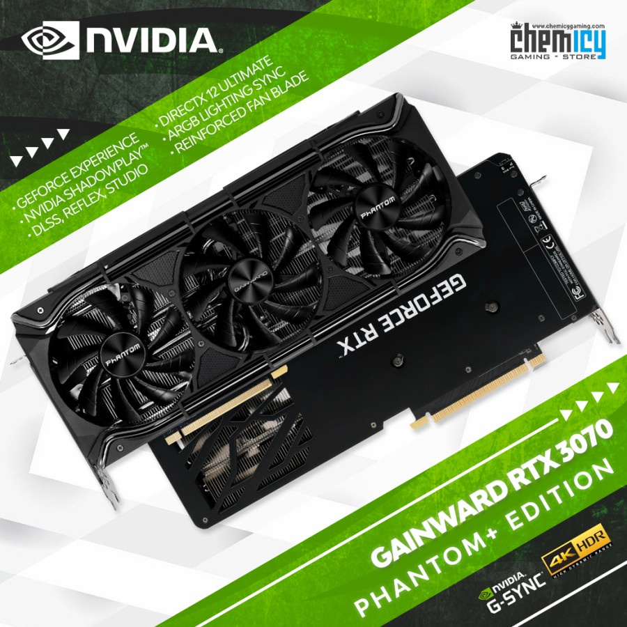 Gainward Nvidia GeForce RTX 3070 Phantom+ 8GB GDDR6