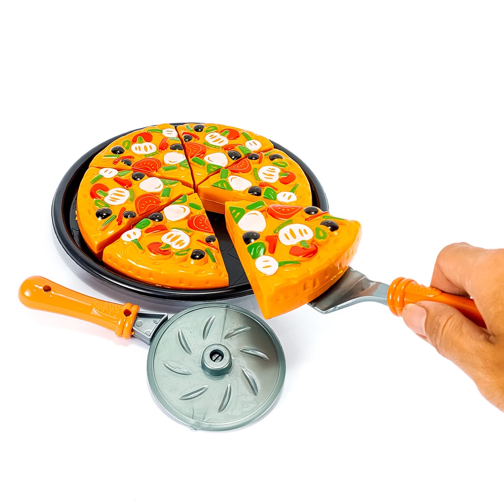 Mainan Pizza Potong Masak Masakan Fast Food Pitza Play Set SH275