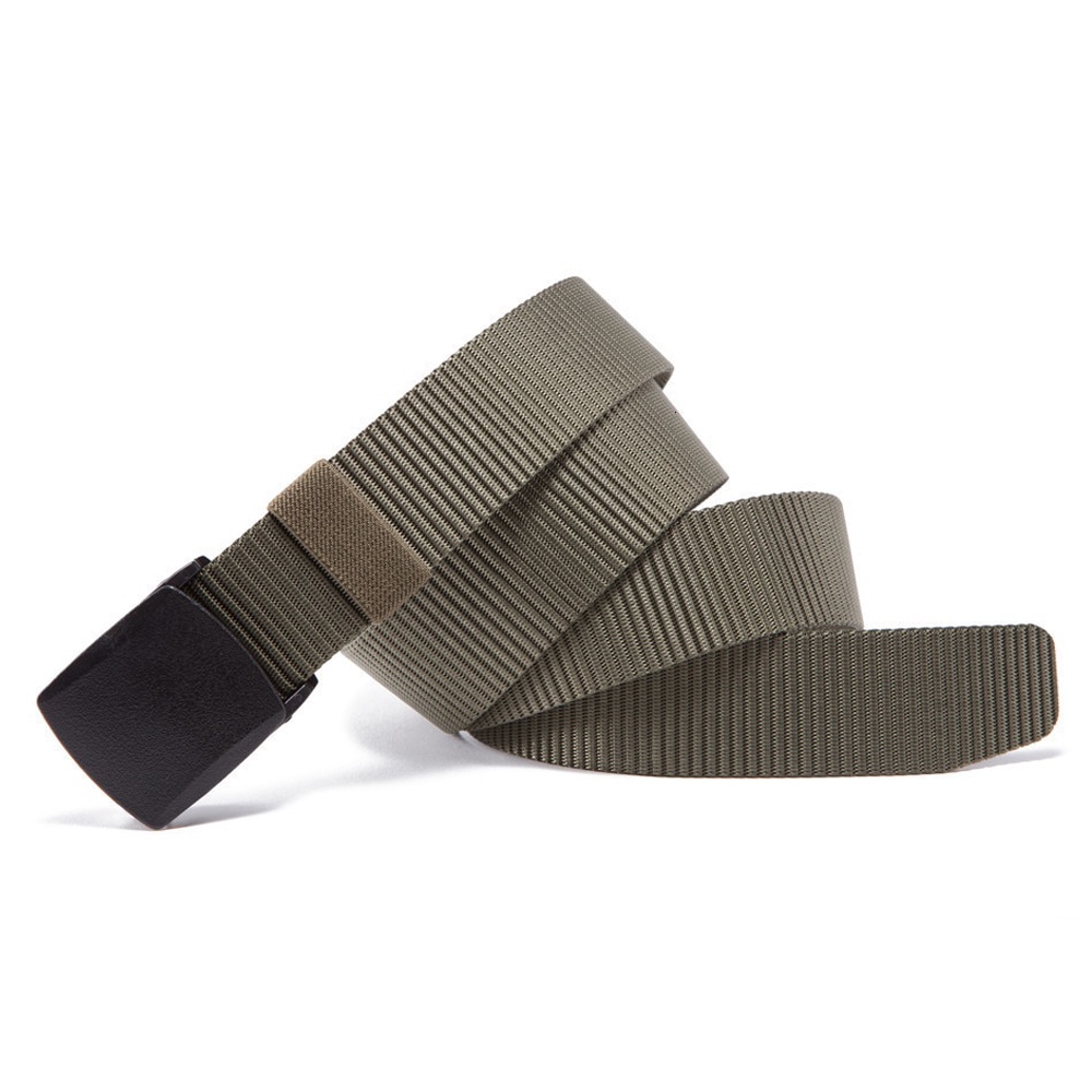 GIOFLO Ikat Pinggang Webbing Belt Keren Anti Metal Detector Creme / MBELT 43
