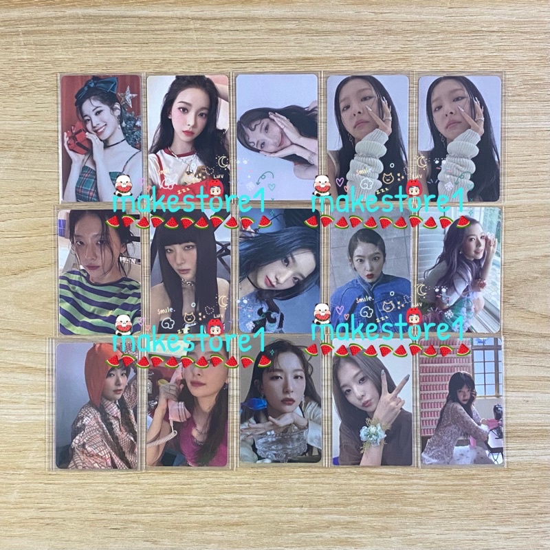 PC Dahyun Twice Karina Aespa Seoyeon Saerom Nagyung fromis_9 Seulgi Irene Joy Red velvet photocard o