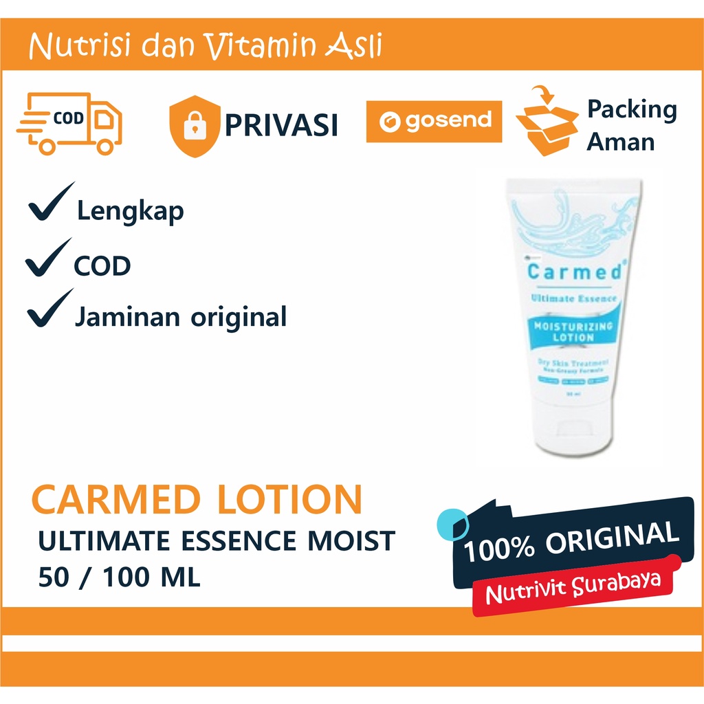 Carmed Moisturizing Lotion - Pelembab Kulit Kering dan Kasar