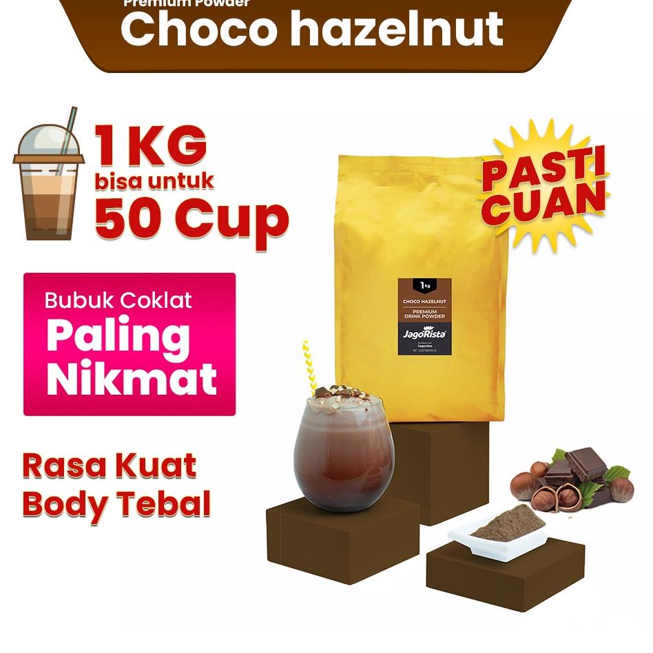 

1.1 Year Sale Jagorista - 1 KG Premium GOLD Choco Hazelnut ( Bubuk Minuman / drink Powder ) ...,,