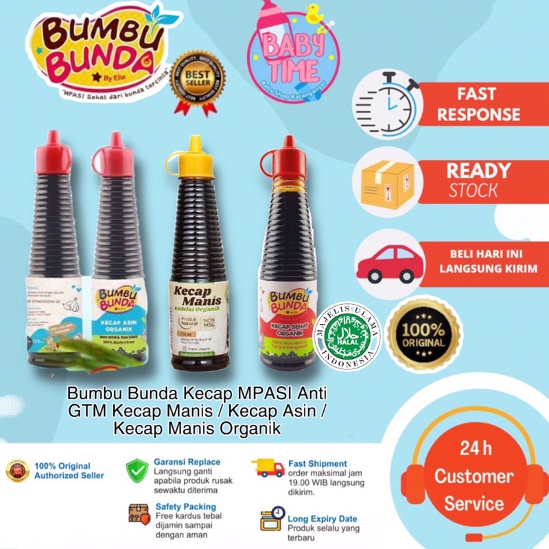 Bumbu Bunda - Kecap Manis / Kecap Manis Original / Kecap Asin NON MSG