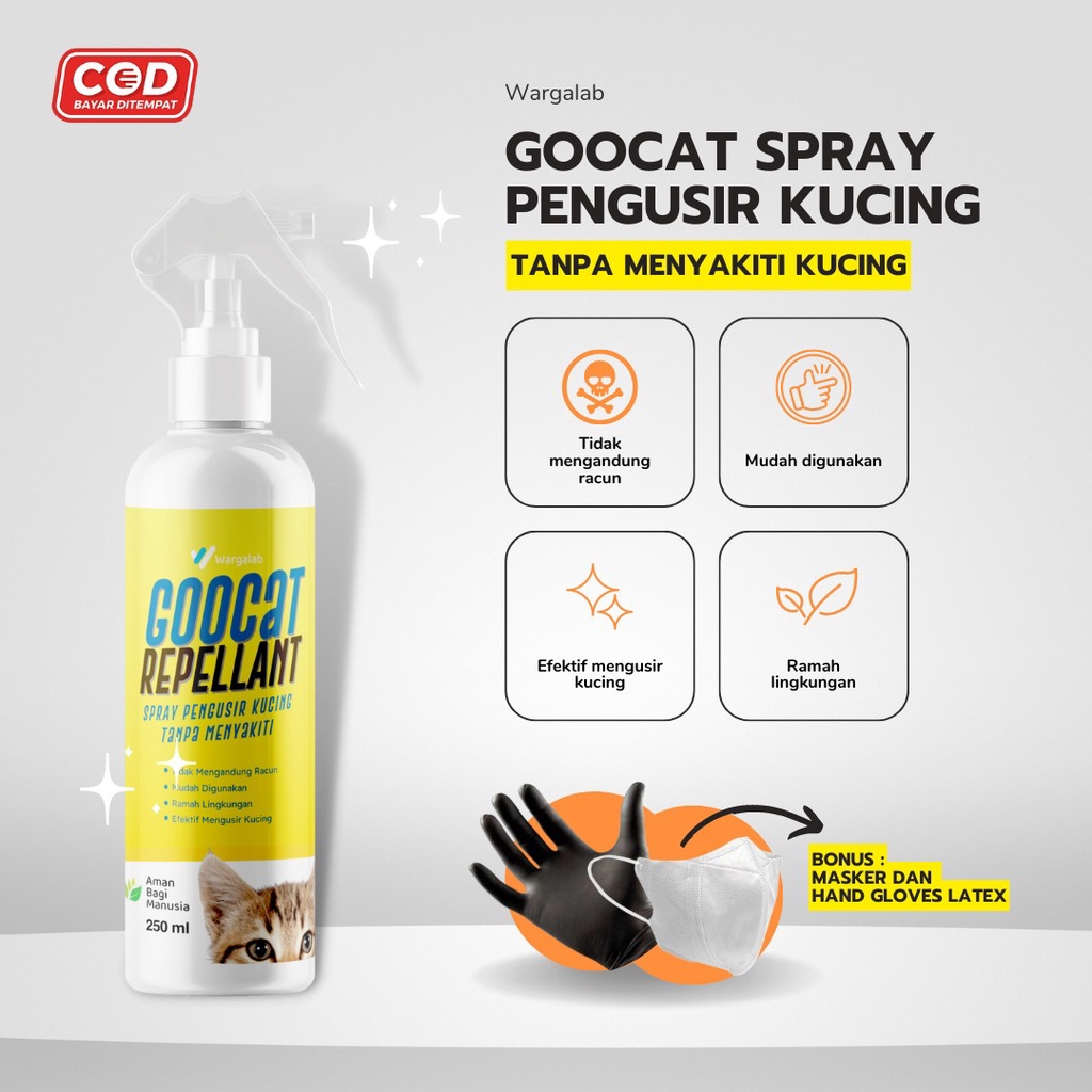 PENGUSIR KUCING CAT REPELLENT OBAT PENGUSIR KUCING BERAK SEMBARANGAN ANTI KUCING LIAR