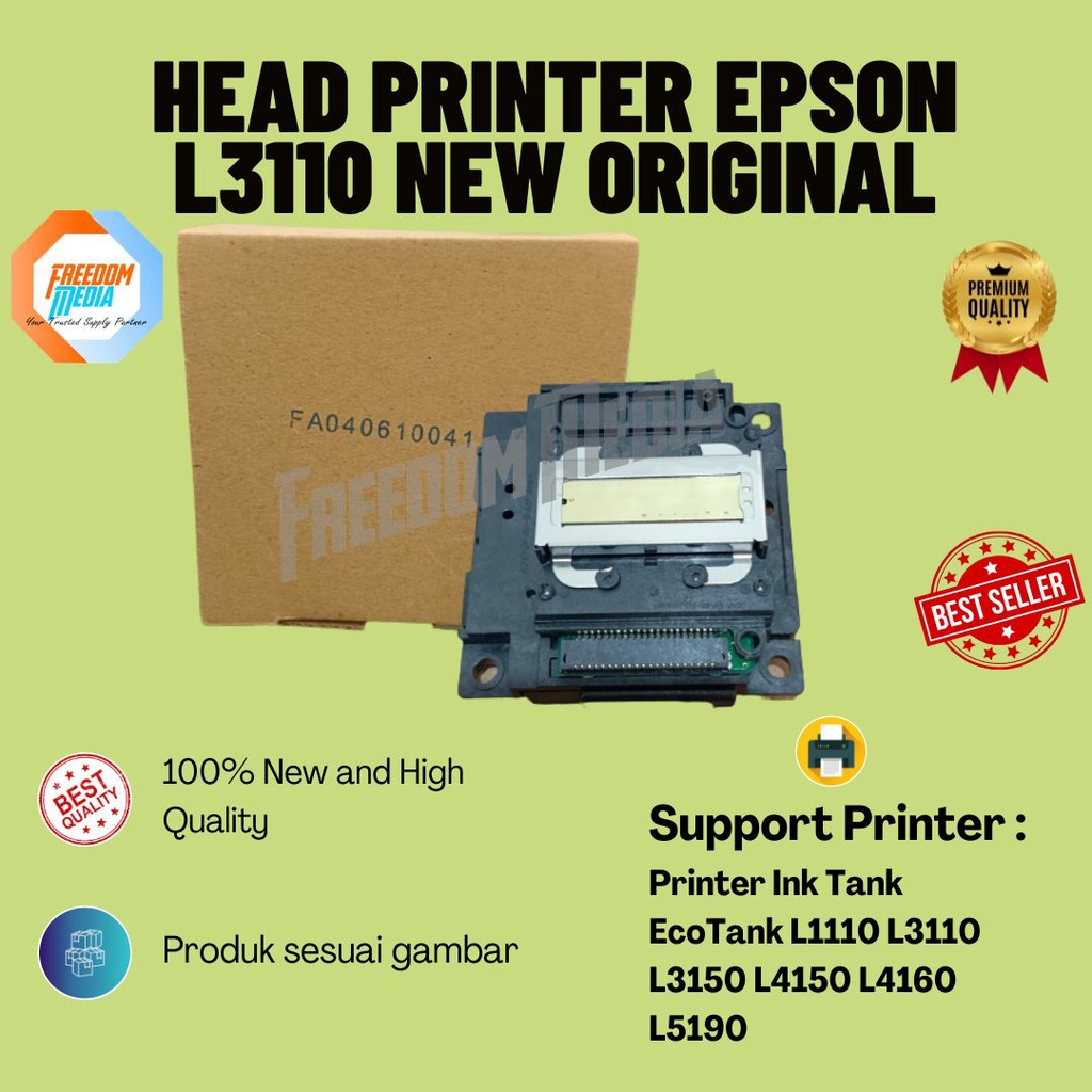Head printer Epson L Series- L3110  L1110 L3150 L4150 L4160 L5190  L110 L120 L130 L210 L220 L300 L31