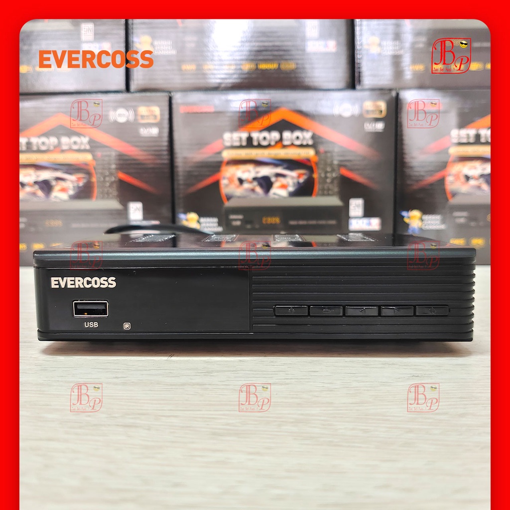 EVERCOSS SET TOP BOX STB PRIME DIGITAL TV RECEIVER GARANSI RESMI