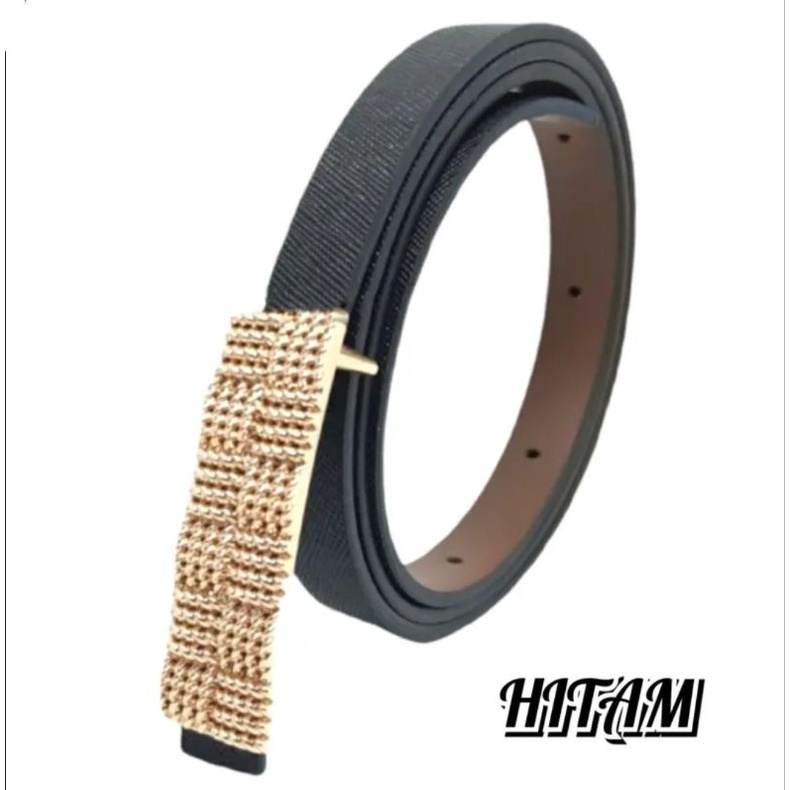 YF COLLECTION-IKAT PINGGANG WANITA PU LEATHER KECIL FASHION COREA