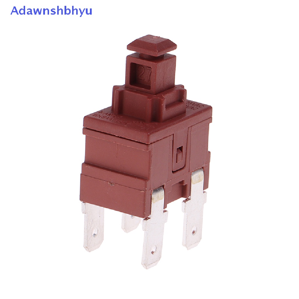 Adhyu Saklar Push Button KAN-L5 Switch 7.5A 250V AC 4pin ON OFF T120 Water Heater ID