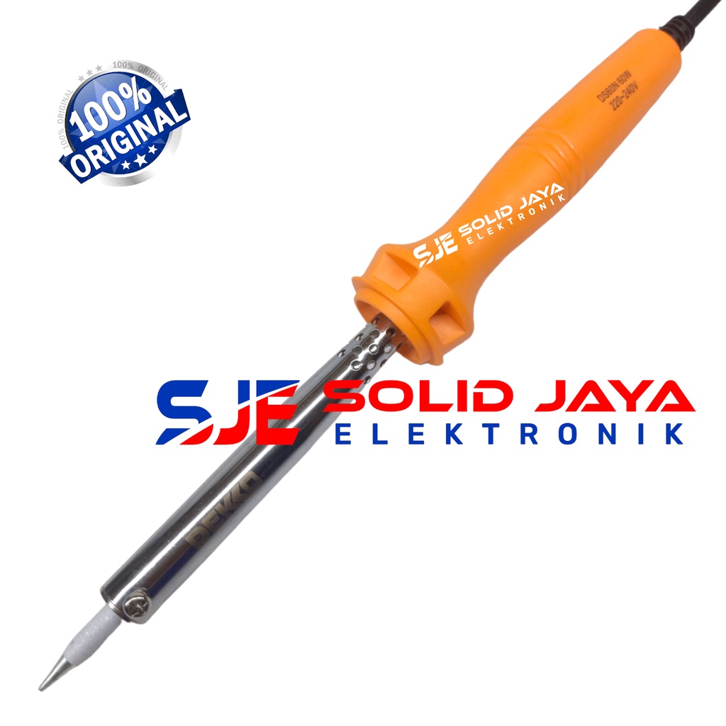 SOLDER DEKKO 60W DS60N ASLI DEKO DS60 N 60WATT 60 W WATT WAT SOLDERING IRON DEKKO DS 60N ASLI ORI ORIGINAL