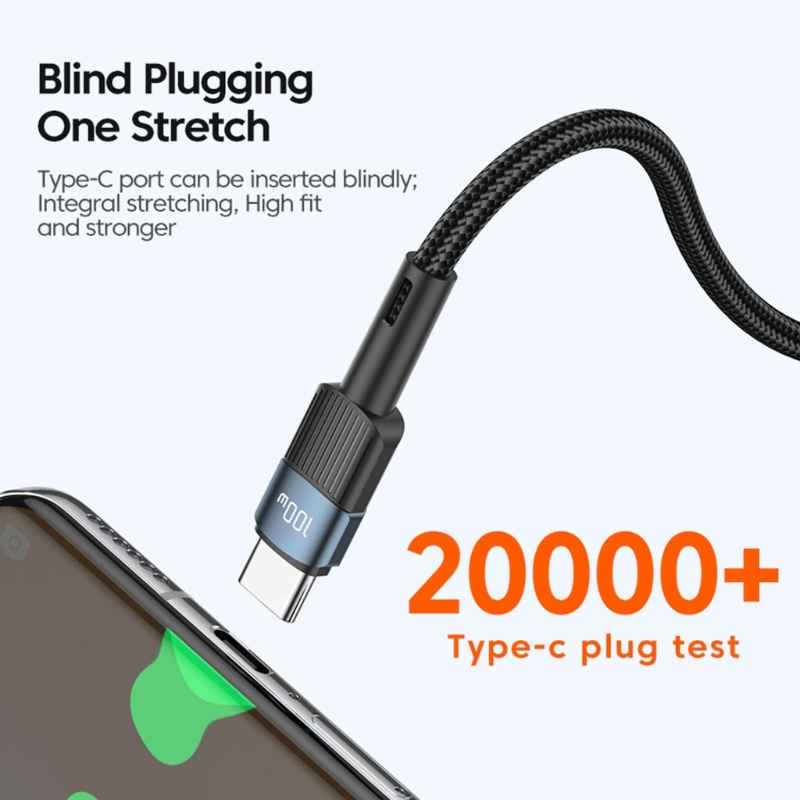 Zzz Kabel USB C PD 100W USB C Ke Tipe C Kabel Fast Charging Untuk Laptop