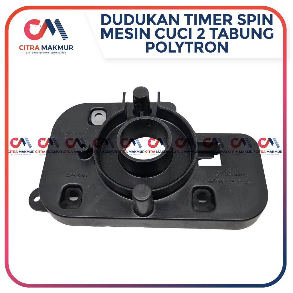 Dudukan Timer Spin Mesin Cuci 2 Tabung Polytron Pengering PWM 7 8 9 kg Hitam Rumah Otomatis Tempat