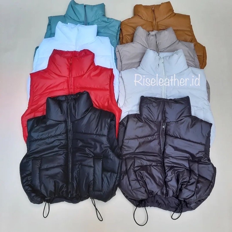 rompi puffer wanita/ vest puffer unisex