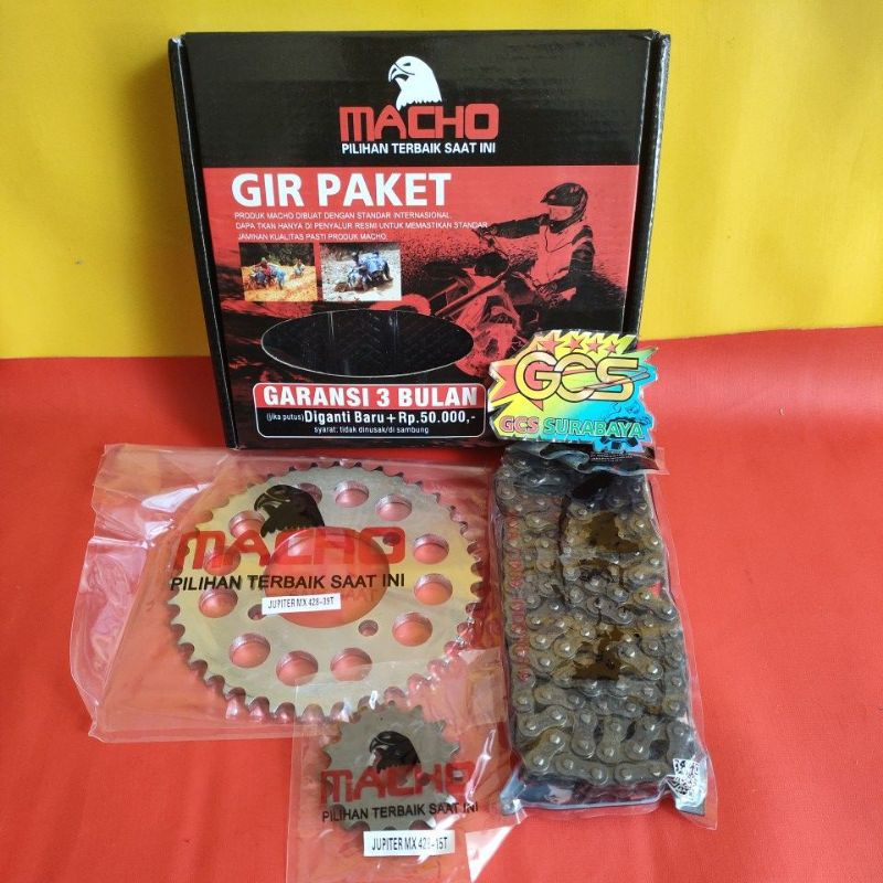 Jual GEAR SET,GER SET, RANTAI GIR PAKET FULL SET JUPITER MX LAMA