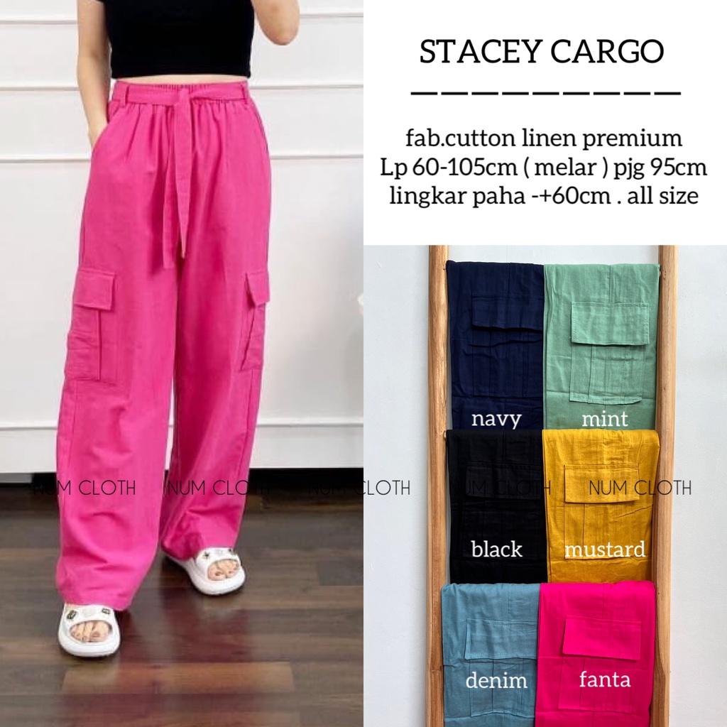 Stacey cargo pant wanita