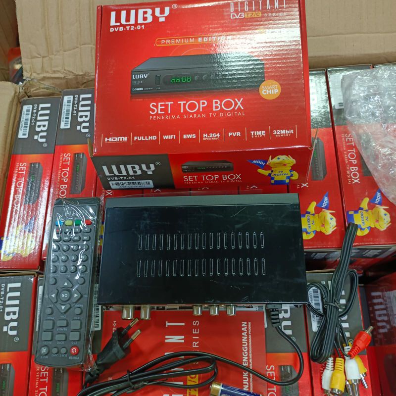 Set Top Box DVB-T2 Reciever Siaran TV Digital / STB