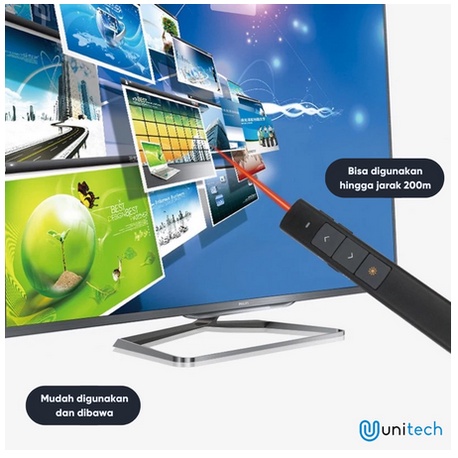 ITSTORE  Wireless Laser Pointer Presenter Unitech N26 / Digigear 152 Rechargeable 2.4G Remote Control