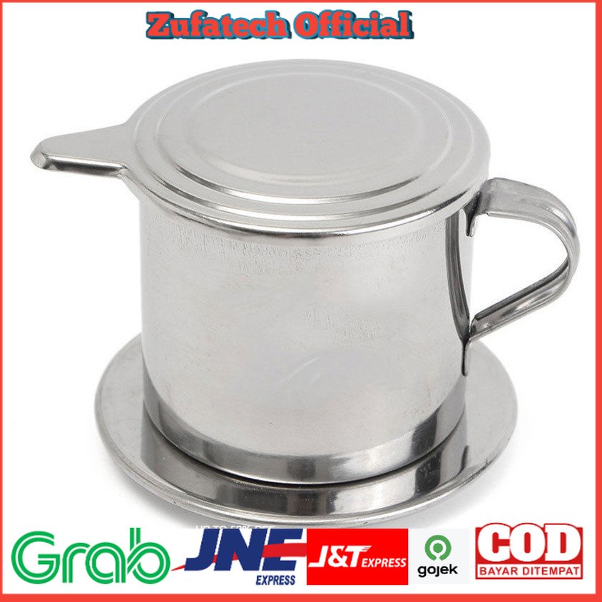 OneTwoCups Filter Saring Kopi Vietnamese Coffee Drip Pot Stainless Steel 100ml 7 Quai 5x6cm