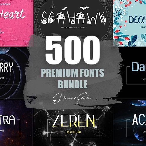 500 Premium Fonts