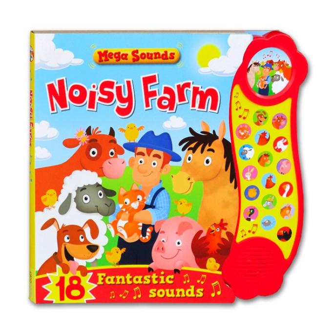 

Noisy Farm Mega Sound Board Book with 18 Fantastic Sounds