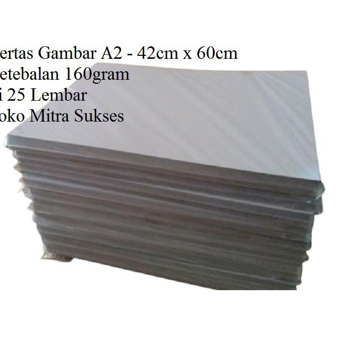 

Paket Kejutan 25 Lembar Kertas Gambar A2 - 42cm x 60cm