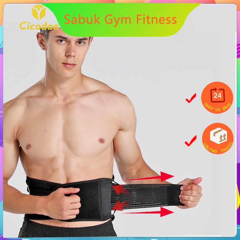 SABUK UNTUK OLAHRAGA ANGKAT BEBAN / SABUK GYM FITNESS / ANGKAT BERAT / LARI / KEBUGARAN / SABUK