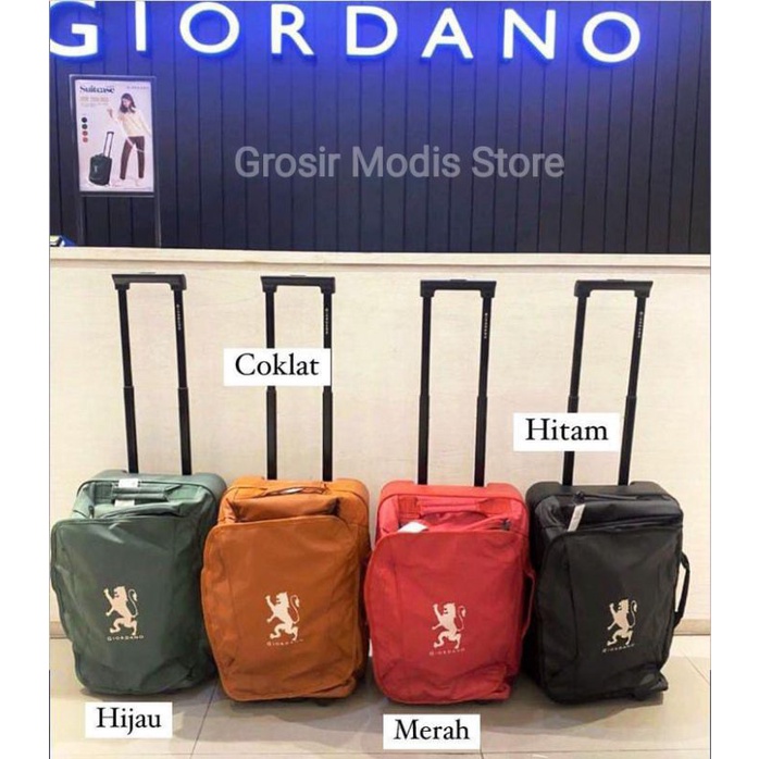 Jual Koper Giordano Original Travel Bag Waterproof Cabin Size Limited