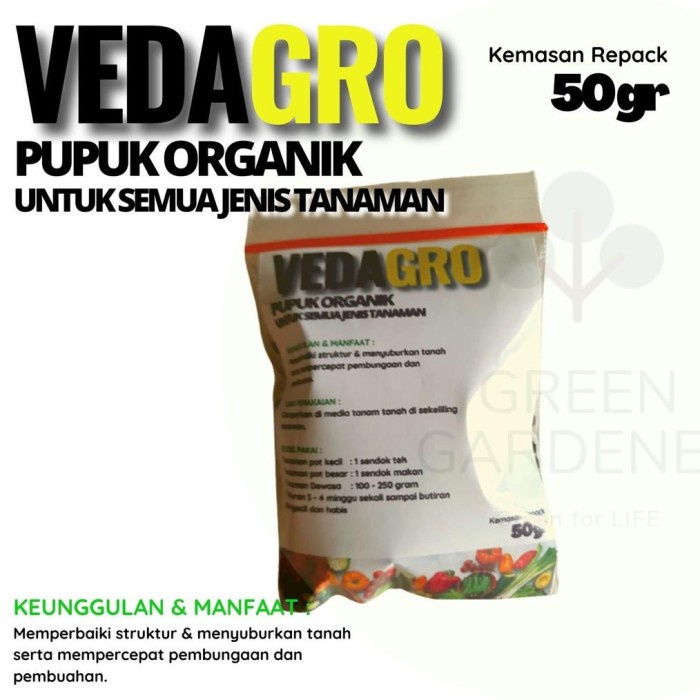 Pupuk Organik Vedagro Pemacu Pembungaan & Pembuahan - Kemasan Repack