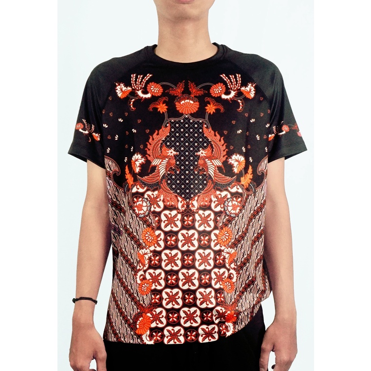 Trijee - Garuda - Baju Olahraga, Lari, Badminton, Gym, Indoor/Outdoor training, Casual - Batik serie