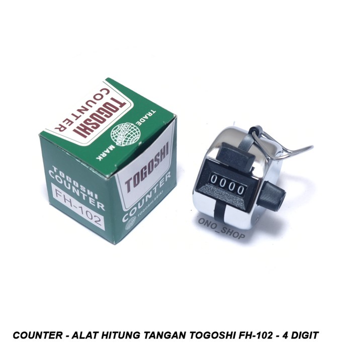 

Counter - Alat Hitung Tangan Togoshi FH-102 - 4 Digit onosh00 Ayo Beli
