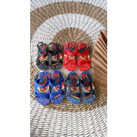 Sandal anak spiderman / sandal gunung anak / sandal anak tali / sandal anak karet / sandal anak laki