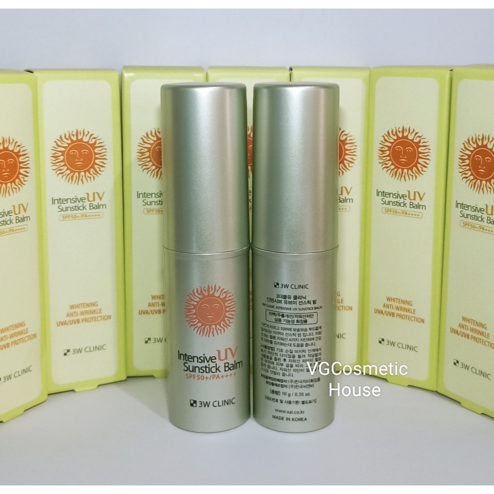 3W CLINIC Intensive UV Sunstick Balm SPF 50+ PA++++ 10g