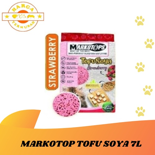 MARKOTOP SOYA TOFU Clump 7 Cat Litter/ Cat Sand 7LT Non Kong Irae