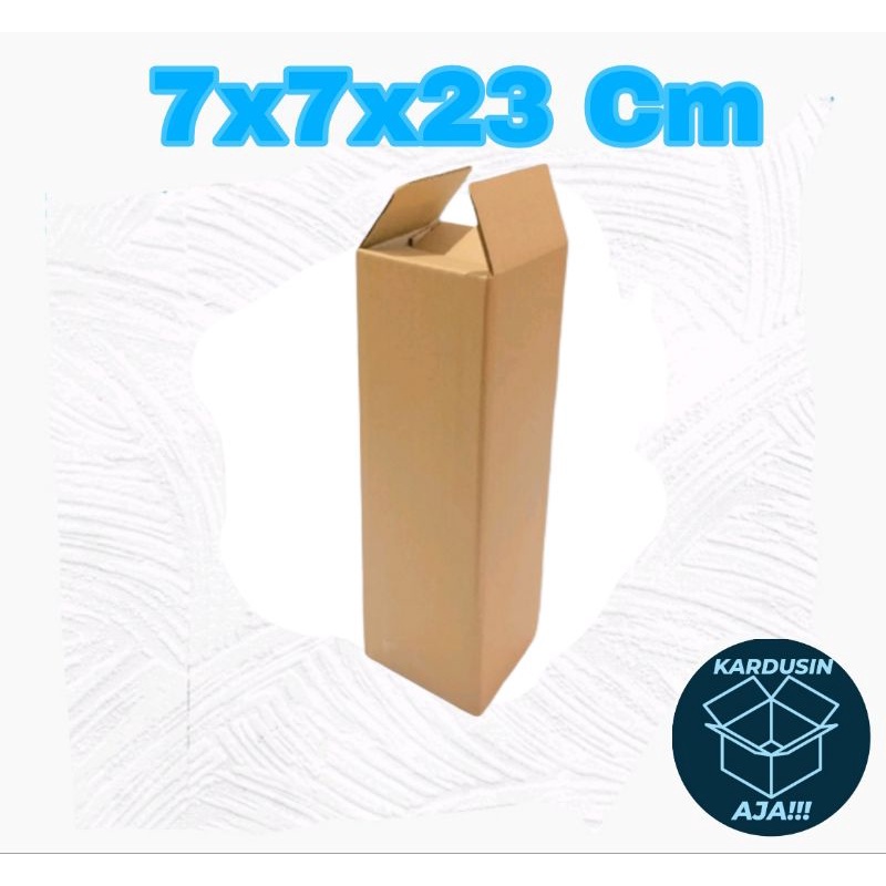 

0kardus packing kardus online shop box 7x7x23box | karton | kardus polos | kardus jadi |