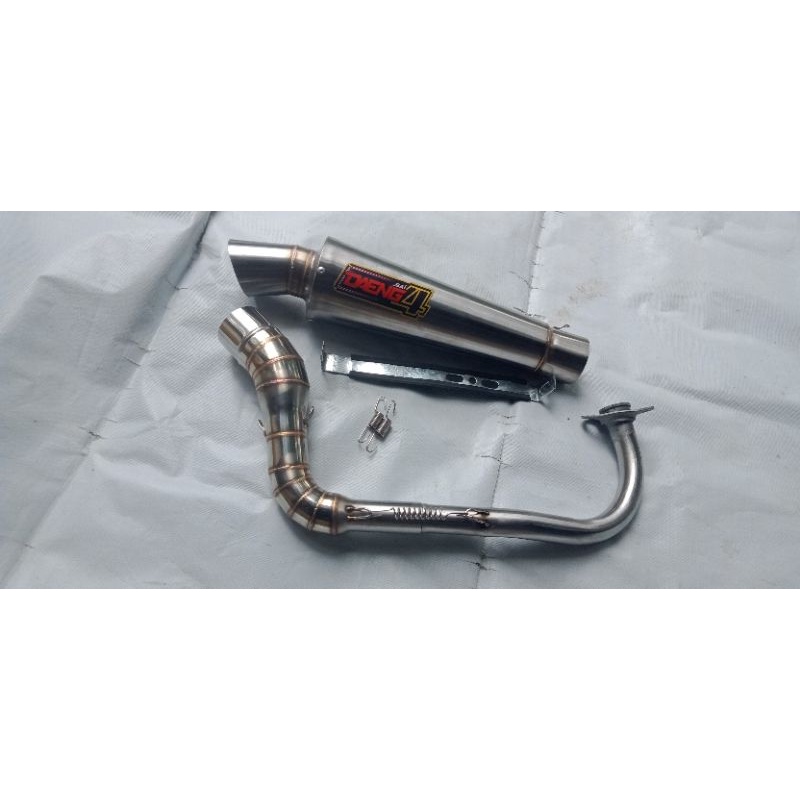 Knalpot racing DAENG krucut pnp vario125. vario150. Mio j. Mio sporty. beat fi. beat karbu. dll