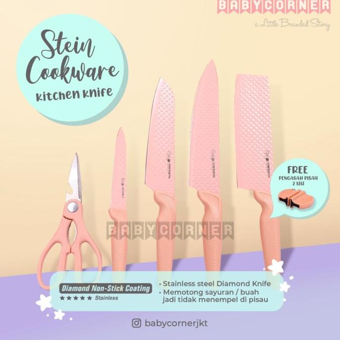 Stein Diamond Knife Set Pisau Dapur