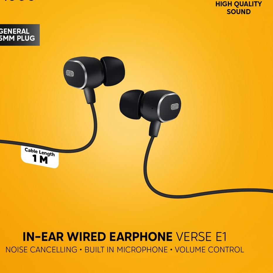 Terbaik UNEED In-Ear Earphone / Headphone / Headset with Microphone - UEP111 ✓
