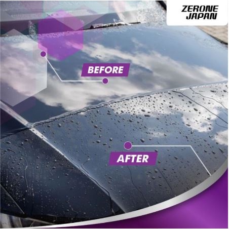 Instant Coating Zerone Japan Pengkilap Body Kaca Mobil Efek Daun Talas