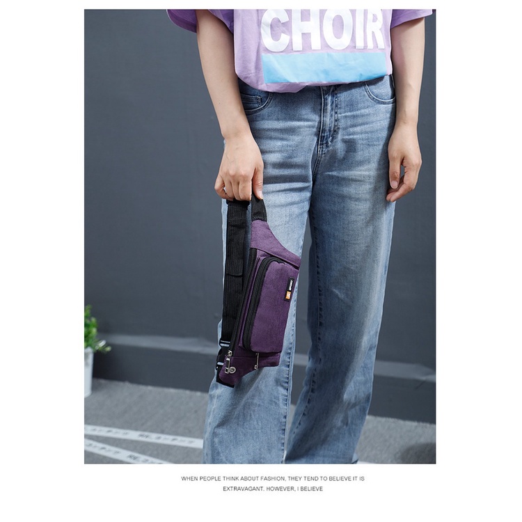 PX 747 Waist Bag Crossbody (Bisa Dipake Cewe Cowo) - Tas Pinggang Import Murah Terbaru