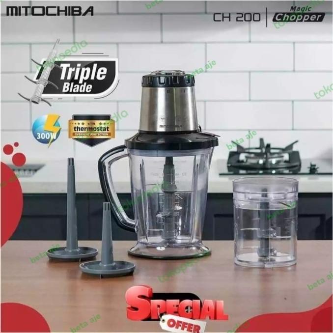 FOOD CHOPPER MITOCHIBA BLENDER SERBAGUNA CH200 CH 200 DAGING