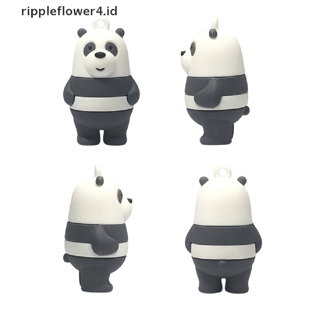 {rippleflower4.id} We bare bears keyrings ice bear Gantungan Kunci lanyard Tas Liontin Ornamen Koleksi~