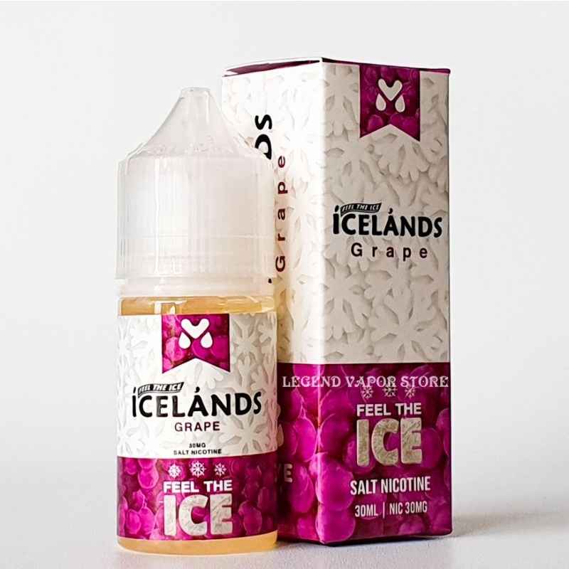 SALT NIC - ICELANDS GRAPE 30ML 30MG AUTHENTIC