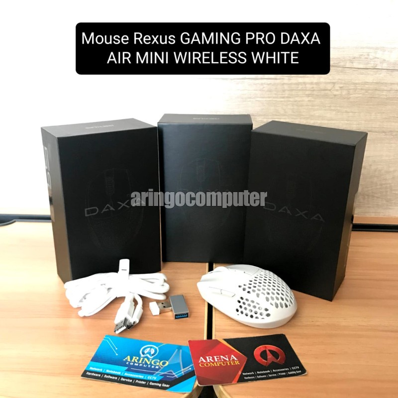 Mouse Rexus GAMING PRO DAXA AIR MINI WIRELESS WHITE