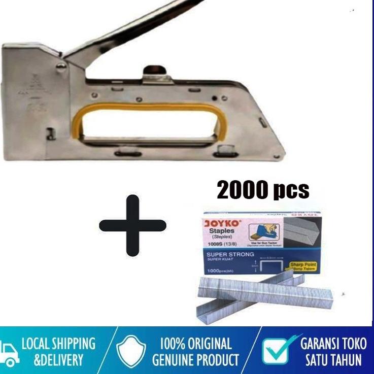 

Barang Laris Stapler Tembak Gun Tacker + Isi atau Refil 13/8 Stapler Jok Staples | Stepler Tembak | Stepler Gun | Stapler Tembak | Stapler Gun