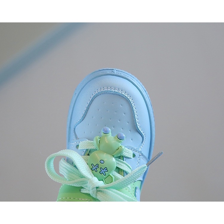 HNK Sneaker Boots Style Anak Kekinian Tali Import  | AIR KIDS TWOTONE